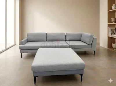 Liner fabric west elm 3 piece sofa andes gray