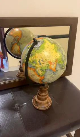 Vintage Globe on Stand