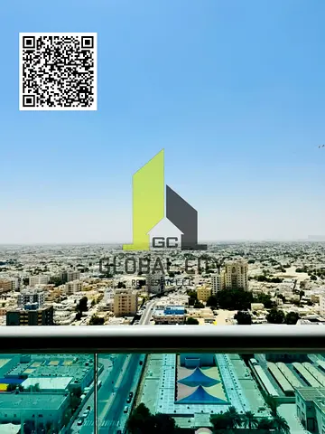 شقة بغرفتي نوم وصالة للإيجار في سيتي تاورز بإطلالة مفتوحة