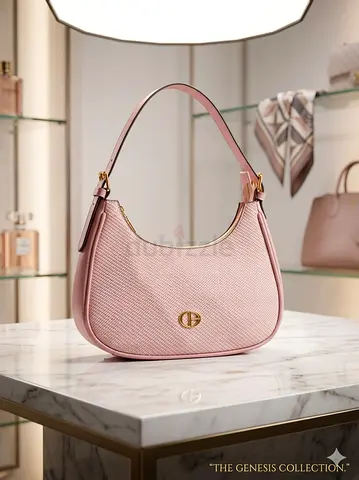 Elegant Pink Handbag from The Genesis Collection