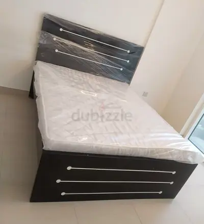 Modern Bed Frame with Storage Drawers