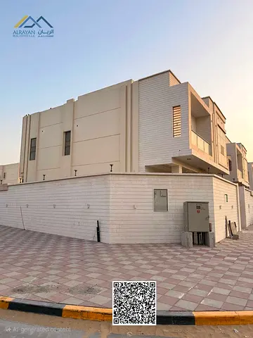 فرصة مميزة للبيع  فيلا راقيه كورنر شارع+ سكه  مع تشطيبات رائعه وخمات مميزه ومطابقه للجودة العالميه  في قلب عجمان  منطقة  الحليو 2     ....  فيلا رائعه
