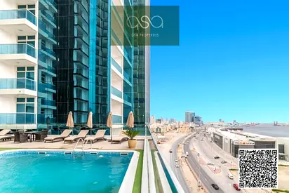 فرصة مثالية للسكن أو الاستثمار فى عجمان بأبراج الواحة موقع استراتيجى ومميزعلى خور عجمان