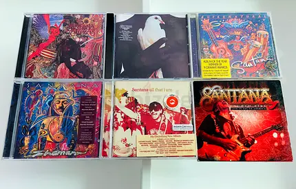 6 Santana Music CD’s
