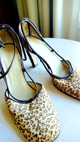 Genuine BOTTEGA VENETA  real leopard fur heels - authenticated by the Luxury Closet