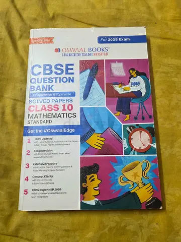 CBSE oswal maths guide for Class 10 Mathematics