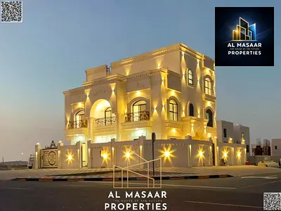 فيلا كلاسيك كورنر علي الشارع الرئيسي طابقين وروف مساحه كبيرة تكيف مركزي تملك حر لجميع الجنسيات