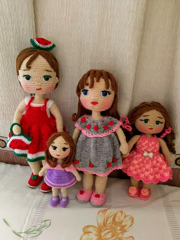 Handmade Crochet Dolls Collection
