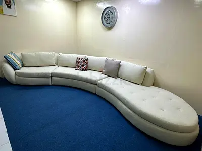 Luxury top quality crate and barrel boucle fabric Sofa