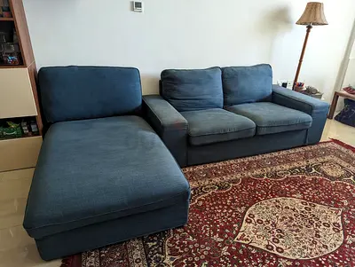 Kivik 2 seat sofa with Chaise lounge