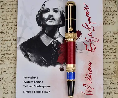MONTBLANC 2016 William Shakespeare Writers Limited Edition 1597 Fountain Pen