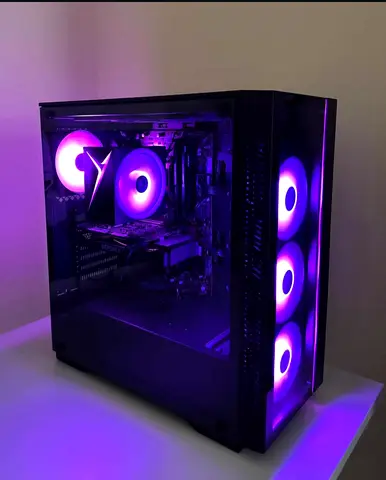 Custom Gaming PC with RGB Lighting