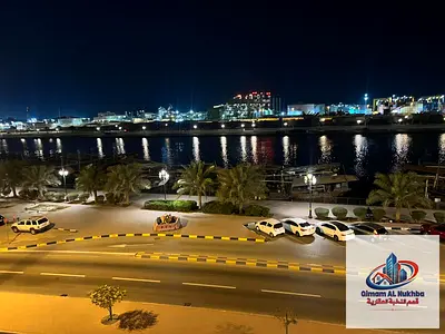 The cheapest, most beautiful, and most elegant one-bedroom apartment with a balcony, super deluxe finishing, lake view, near Jubail bus station, inte
