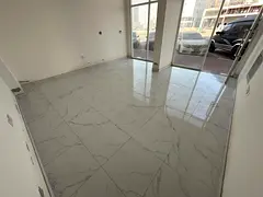 Brand new shop, first occupancy, in Al Rawdah, behind Al Hamidiyah Police Station, near Mohammed Bin