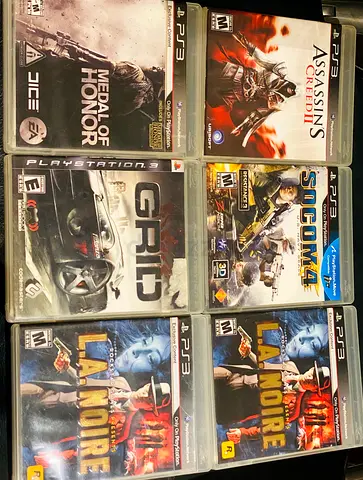 PS3 VIDEOGAMES (1 = 30) ( 6 = 150) BRAND NEW