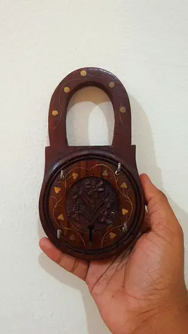 Antique Wooden Key Holder