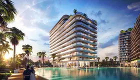 Lagoon-Facing Studio | Azizi Venice 10 | Balcony &amp; Pool Access