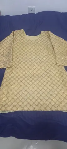 Heavy kurta with 4Border Dupatta Large
