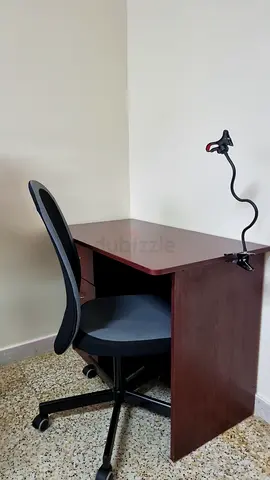 Custom made DESK + iKEA CHAIR
