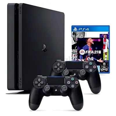 Sony PlayStation 4 - Slim - 500 GB with 2 Controller