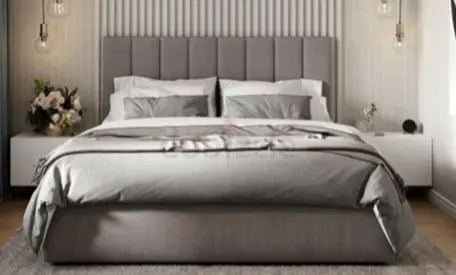 Premium high Quality 180*200 king size gray colour Bed