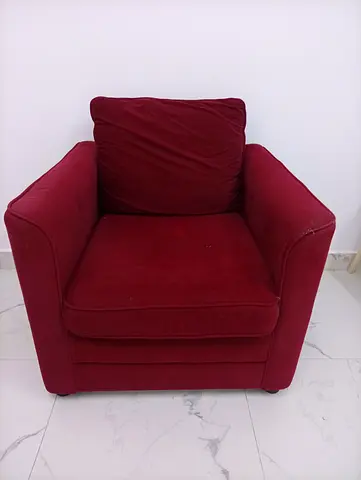 Single Comfort Sofa | Red colour