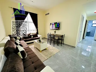 *بدون عمولة * بناية جديدة للإيجار الشهري في عجمان: خيارات متنوعة من الشقق المفروشة ابتداء الاسعار استوديو 3500 غرفة صالة 4000 غرفتين 5500
