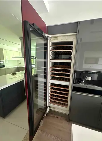 Miele built in large wine fridge