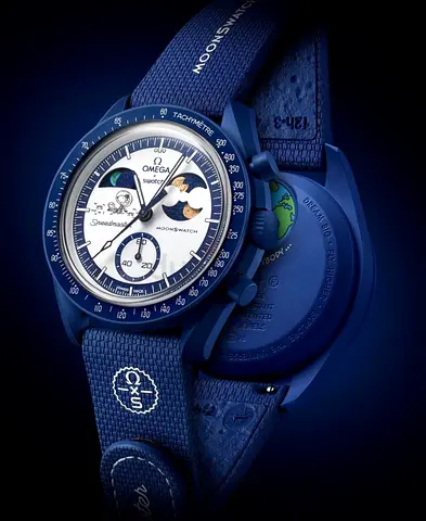 Omega Swatch Moonswatch Chronicle Blue