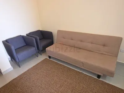 3 months old comfortable Sofa Bed and Armchairs Set and Carpet