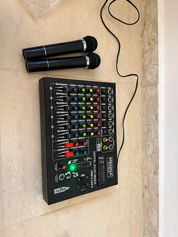 Medha Digital Echo Mixer with Two Microphones