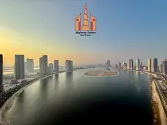 : Spacious 2BHK | 1360 SQFT | Full Sea View | 2 Parking | Al Waha Residence