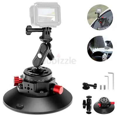 NEEWER CA013 6 Camera Suction Mount with Ball Head Magic Arm