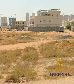 Residential investment land for buildings in Al Amerah, Ajman Corner plot on a street and alley