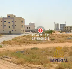 Residential investment land for buildings in Al Amerah, Ajman Corner plot on a street and alley