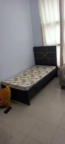 Single Bed with Stylish Headboard