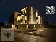 ✨ Luxury corner villa for sale in Al Bahia consisting of 3 floors with a private pool and 5 master
