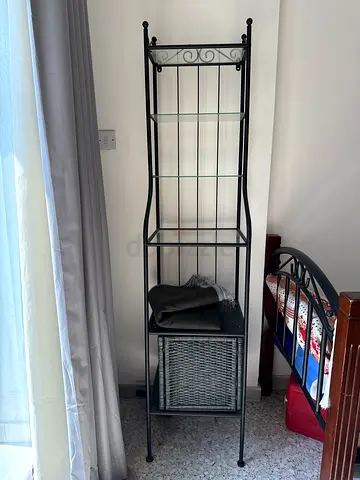 Elegant Metal Bathroom Storage Rack