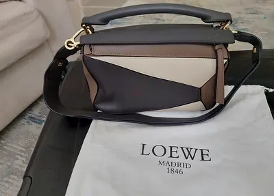 LOEWE puzzle bag tricolor small
