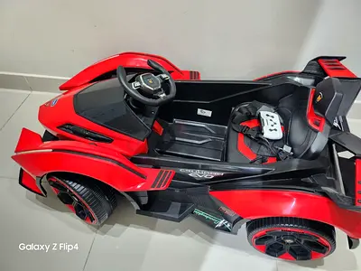 Red Lamborghini Ride-On Car for Kids