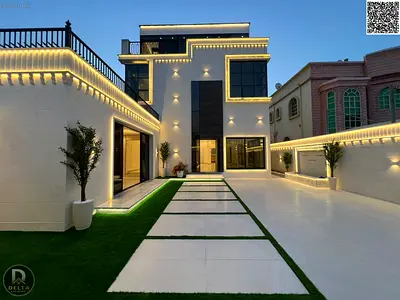 Luxury villa, second plot from Sheikh Ammar Street, including electricity, water and air conditioning.