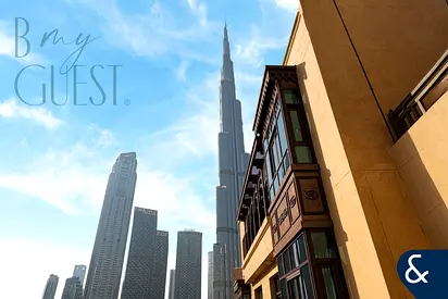 Burj view | Vacant | Prime Location | 1 Bed