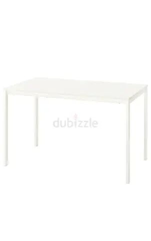 Minimalist White Dining Table