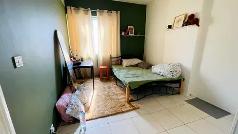 FULLY FURNISHED REGULAR BEDROOM WITH BIG BALCONY for FAMILY/COUPLES/EXECUTIVES – From April 30