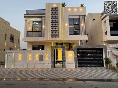 Luxury villa in Al Zahia – 5 master bedrooms with two floors, roof, and elevator