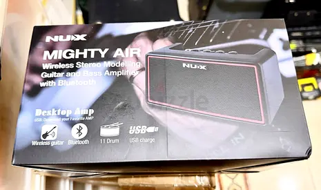 New/Unused NUX Mighty Air Wireless Stereo Modelling Guitar/Bass Amplifier with Bluetooth
