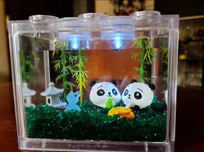 Panda Mini Aquarium Toy Set
