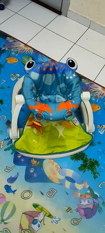 Cute Frog-Themed Baby Booster Chair