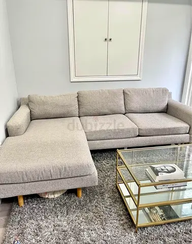 West elm Eddy L shape sofa
