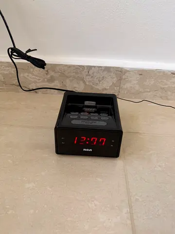 RCA Digital Alarm Clock with USB Charging